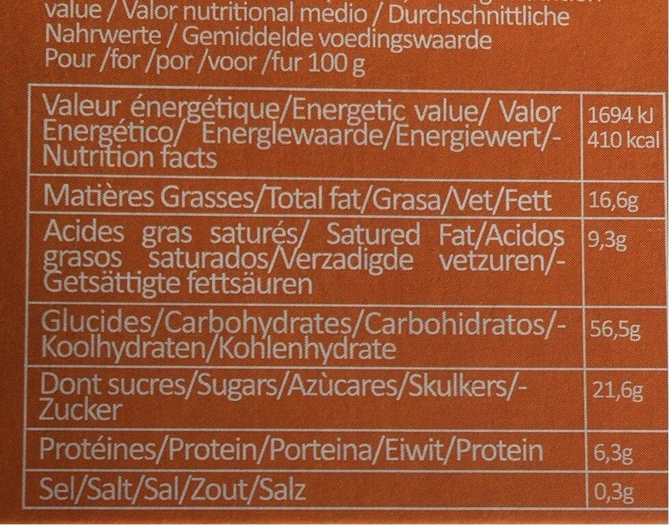 La Sablésienne Biscuit bio müesli fruits packshot