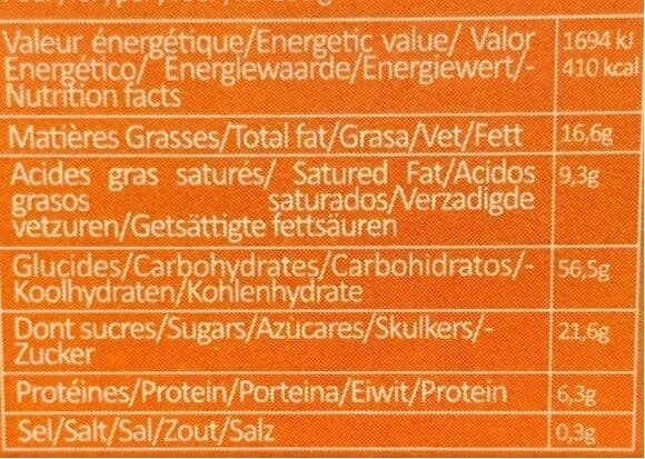 La Sablesienne Biscuits bio muesli fruits packshot