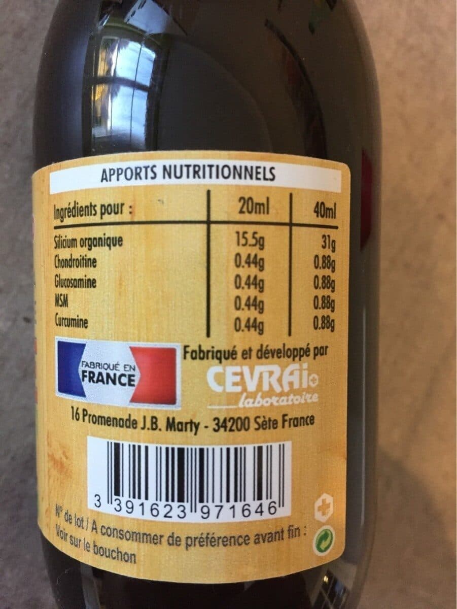 Open Food Facts Sirop Mobilité packshot