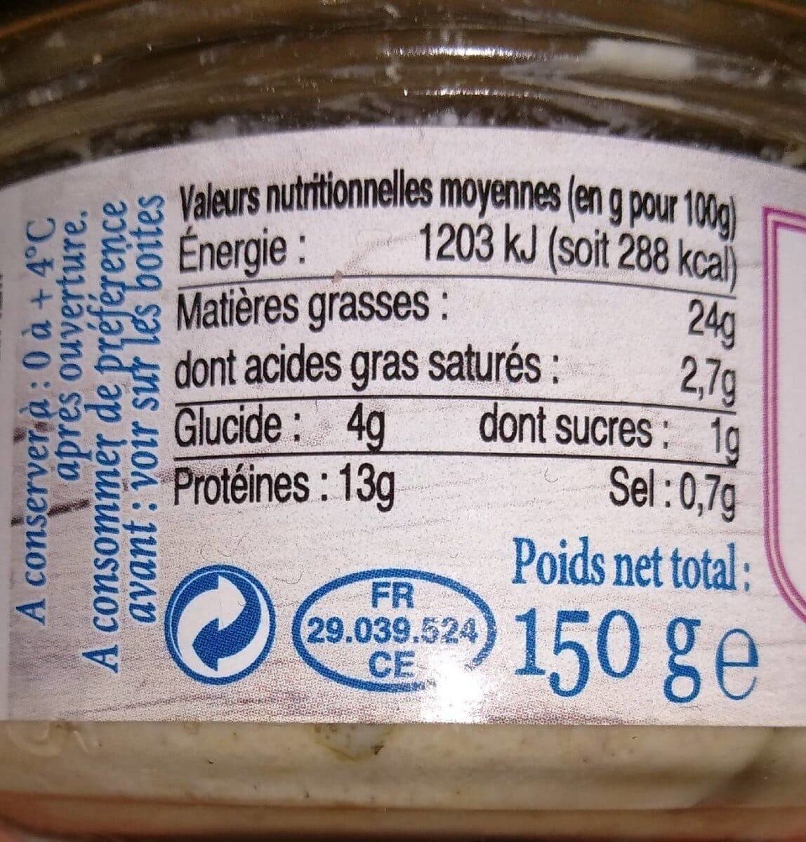 Algoplus Rillettes De Maquereaux Aux 3 Algues packshot