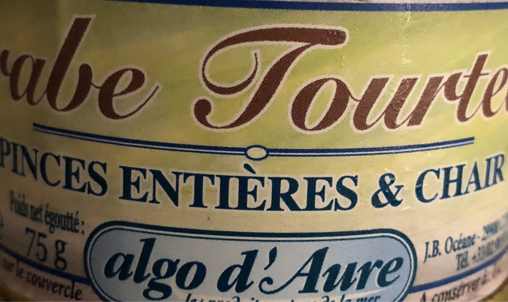 Open Food Facts Crabe Tourteau packshot