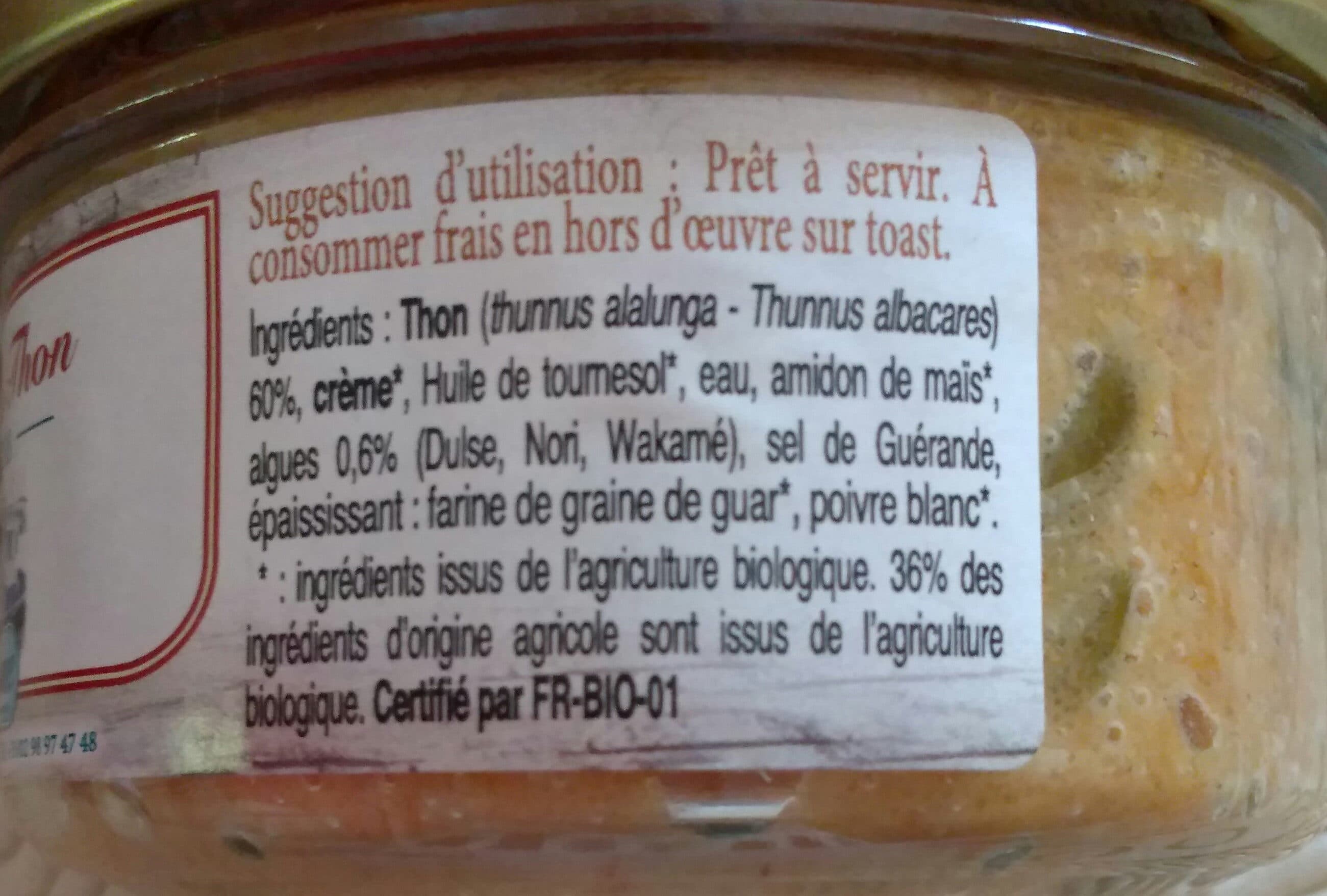 Algoplus Rillettes De Thon Aux 3 Algues packshot
