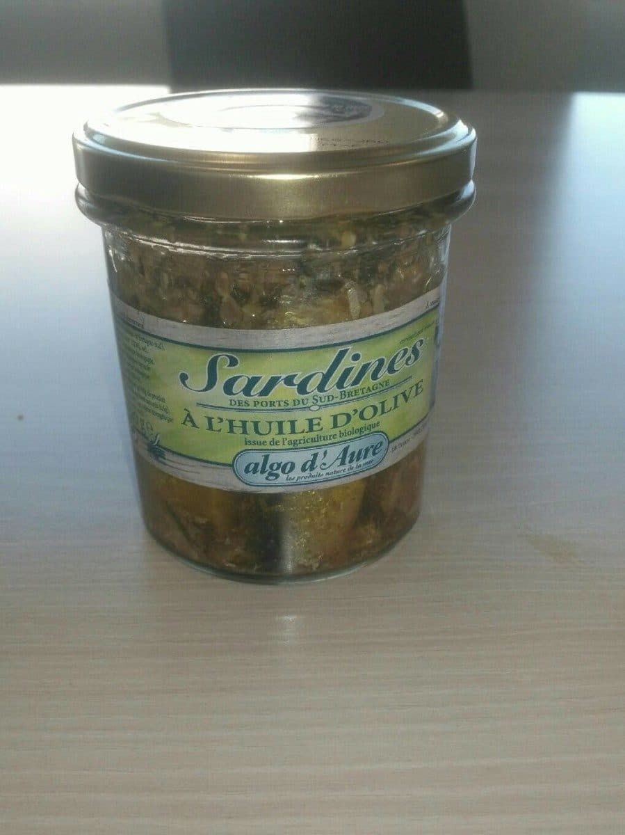 Algo d'Aure Sardines des ports du Sud Bretagne à l'Huile D'olive packshot