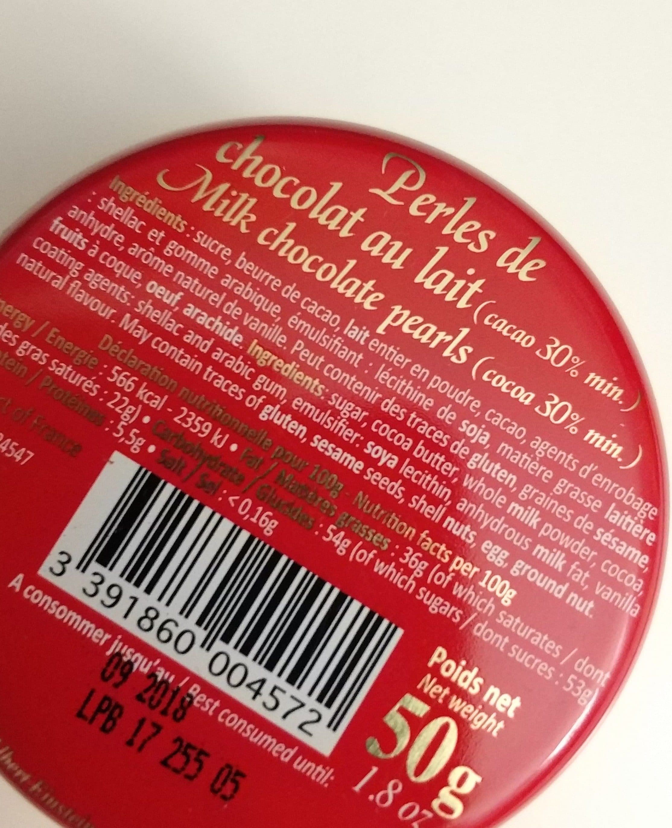 Maxim's Perles de chocolat au lait packshot