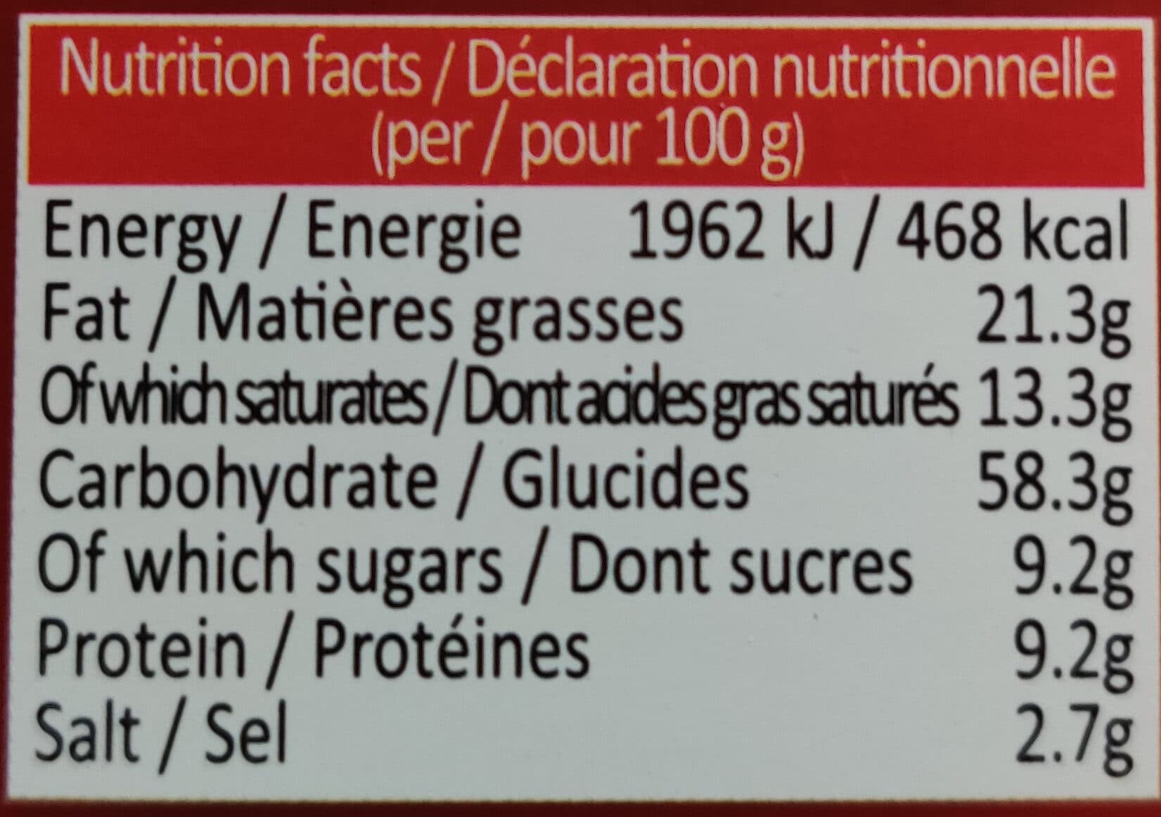 Maxim's de Paris Petits beurre apéritif tomate piment d'Espelette packshot