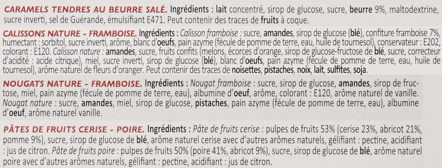 Maxim’s de paris NOUGATS packshot