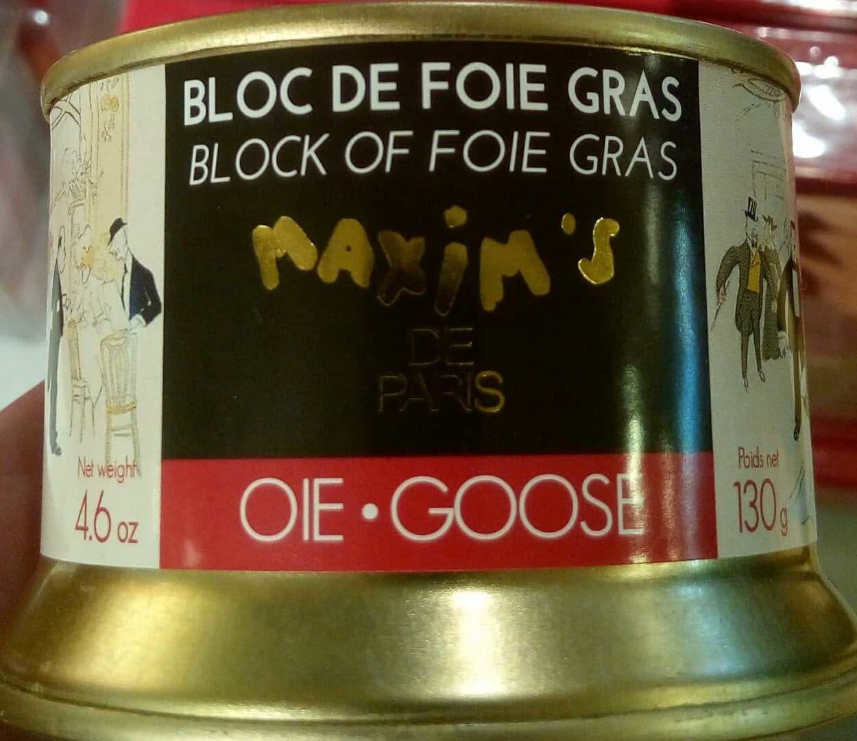 Maxim's Bloc de foie gras oie packshot