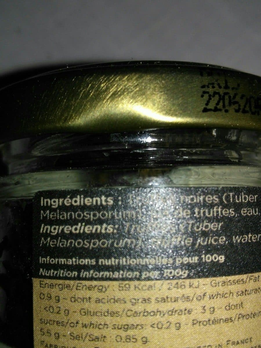 ARTISAN DE LA TRUFFE PARIS Brisures De Truffes Noires packshot