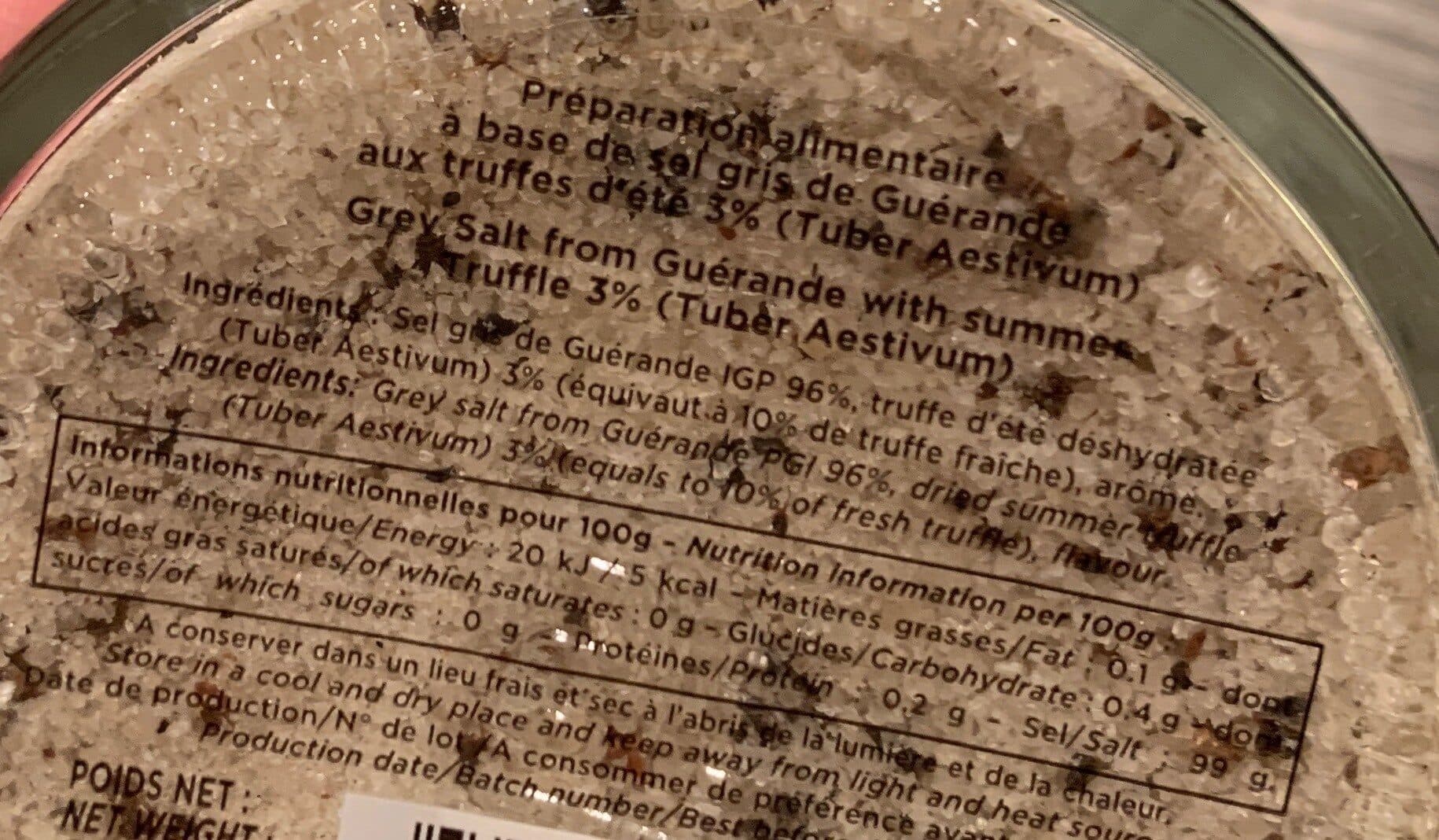 Artisans du monde Sel De Guérande à La Truffe D'été packshot