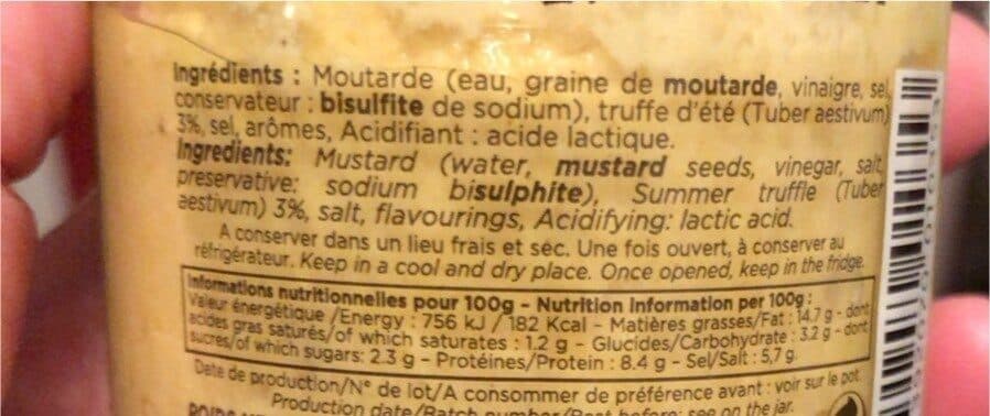 Artisans du monde Moutarde à La Truffe D'été packshot