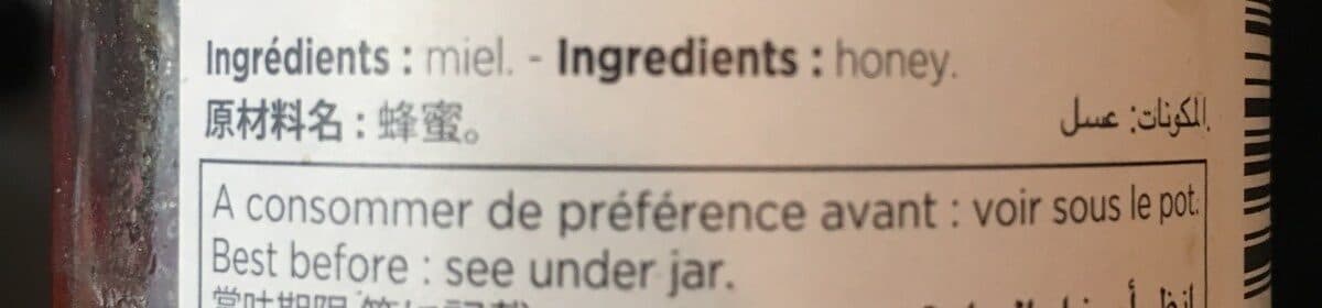 Open Food Facts Miel De Montagne packshot
