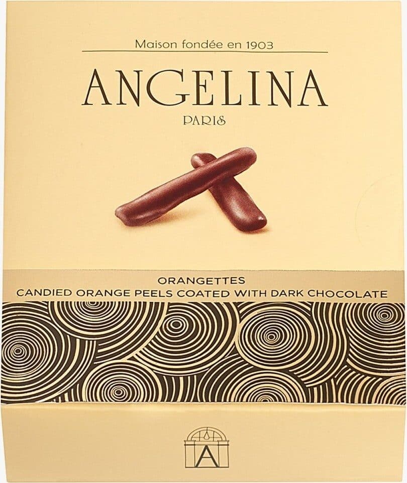 Angelina Ecorces D'oranges Confites Enrobées De Chocolat Noir packshot