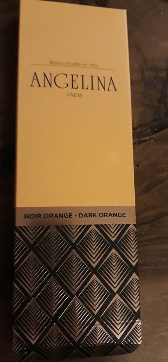 Angelina Chocolat Noir Orange packshot