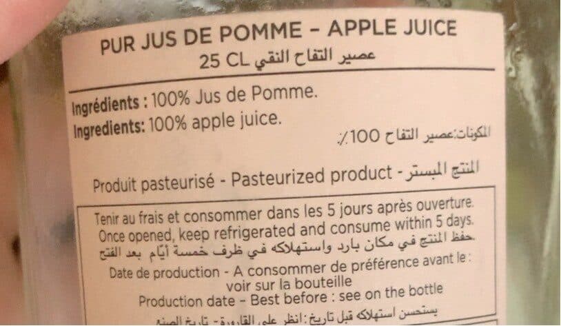 Angelina Pur jus de pomme packshot