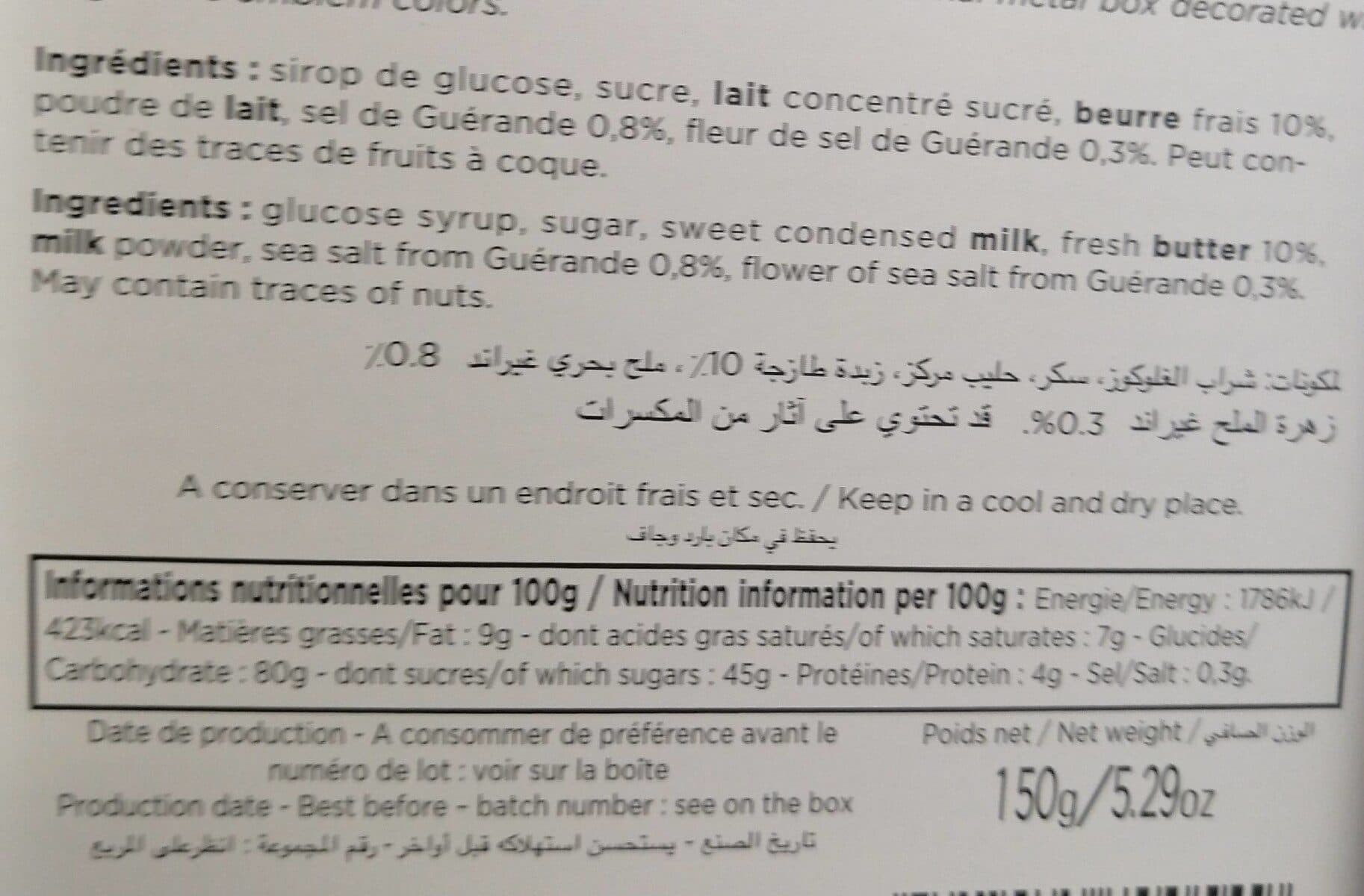 Angelina Caramels Au Beurre Salé packshot