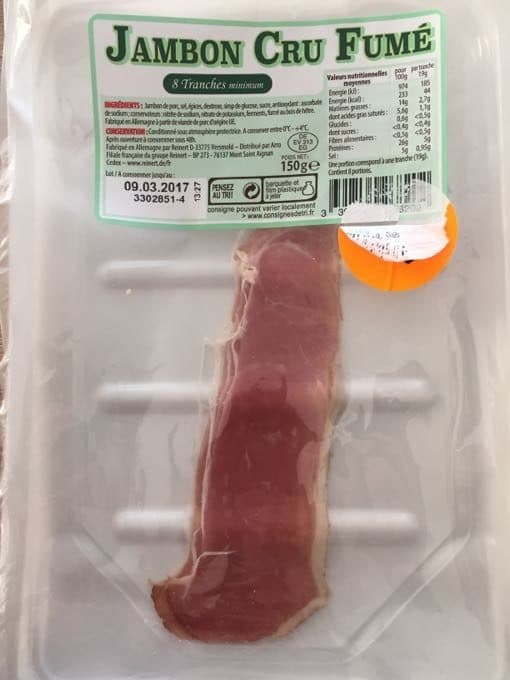 Reinert Jambon Cru Fumé packshot