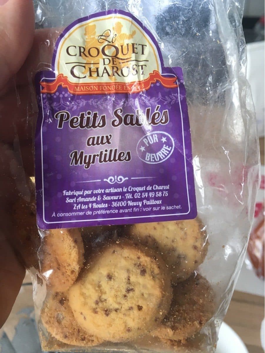 LE CROQUET DE CHAROST Petits Sables aux Myrtilles packshot