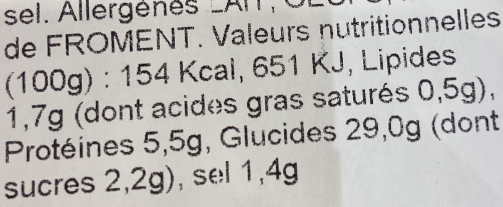 galette La galette de broons Galettes fraîches Le sachet de 6 packshot