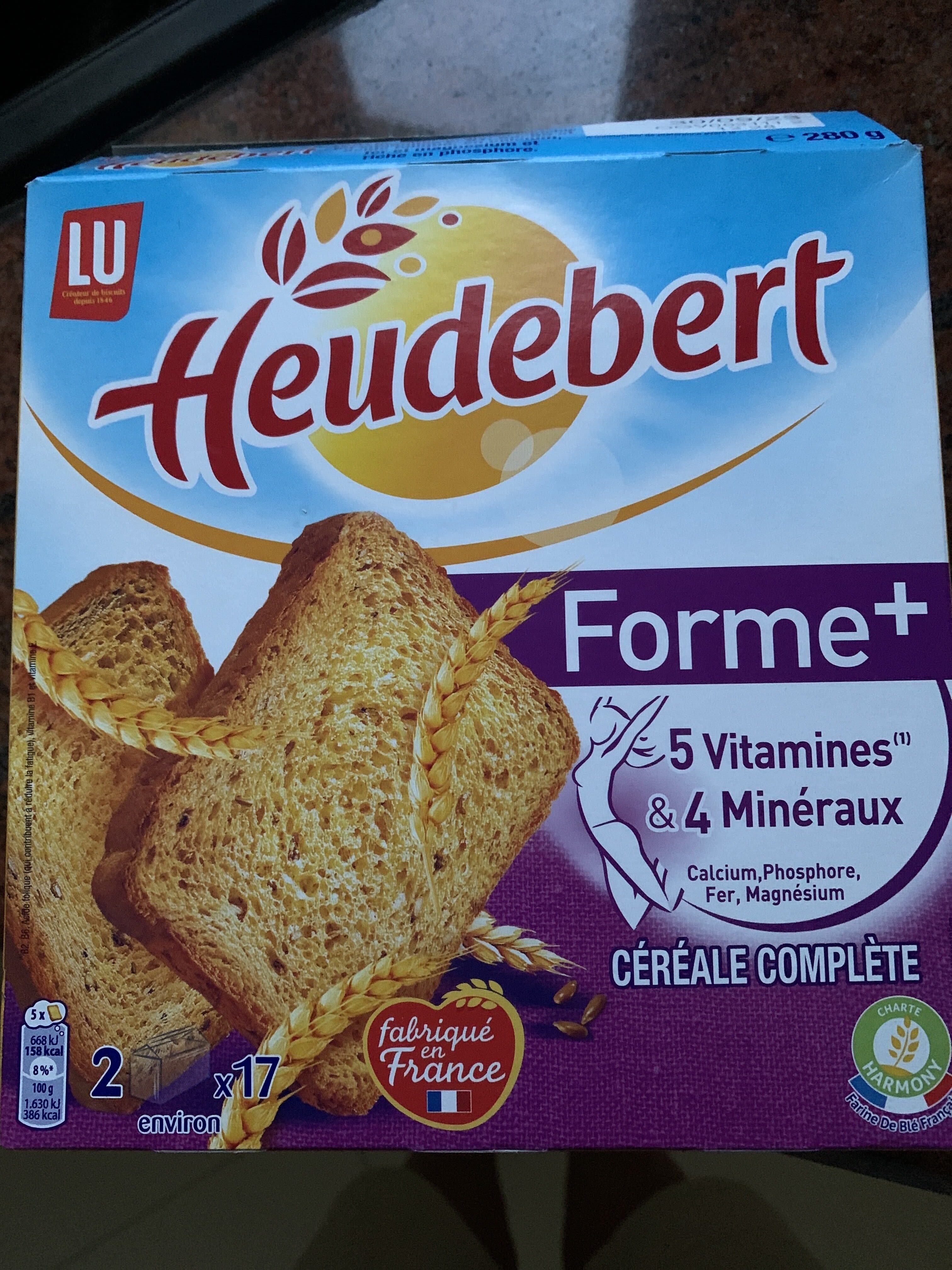 Heudebert Biscottes Forme+ packshot