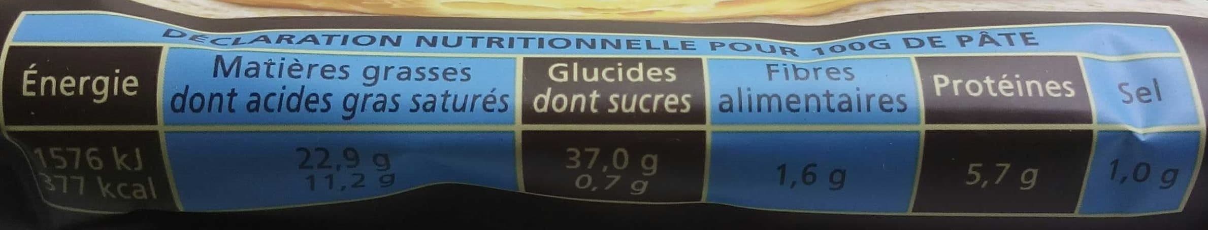 Croustipate Pâte Feuilletée Sans Additif packshot