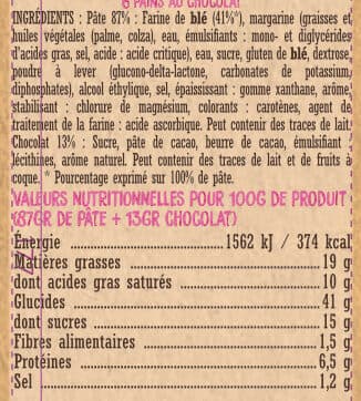 Croustipate 6 pains au chocolat packshot
