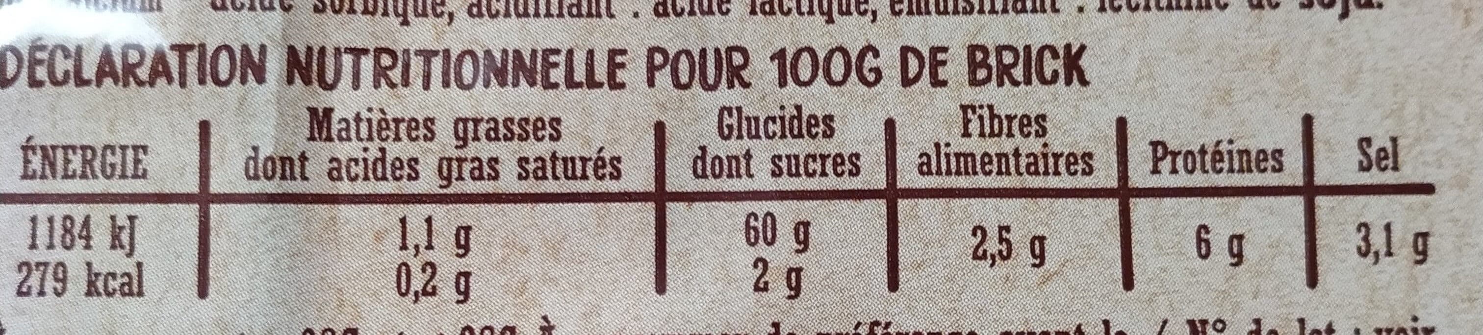 Croustipate 136G FEUILLE DE BRICK PLIEESX8 CROUSTIPAT packshot