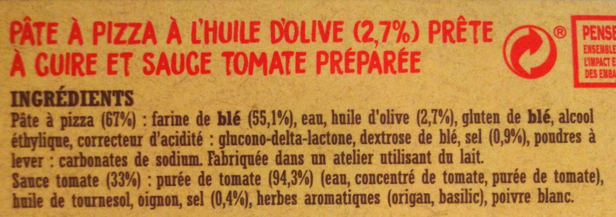Croustipate Kit Pizza packshot
