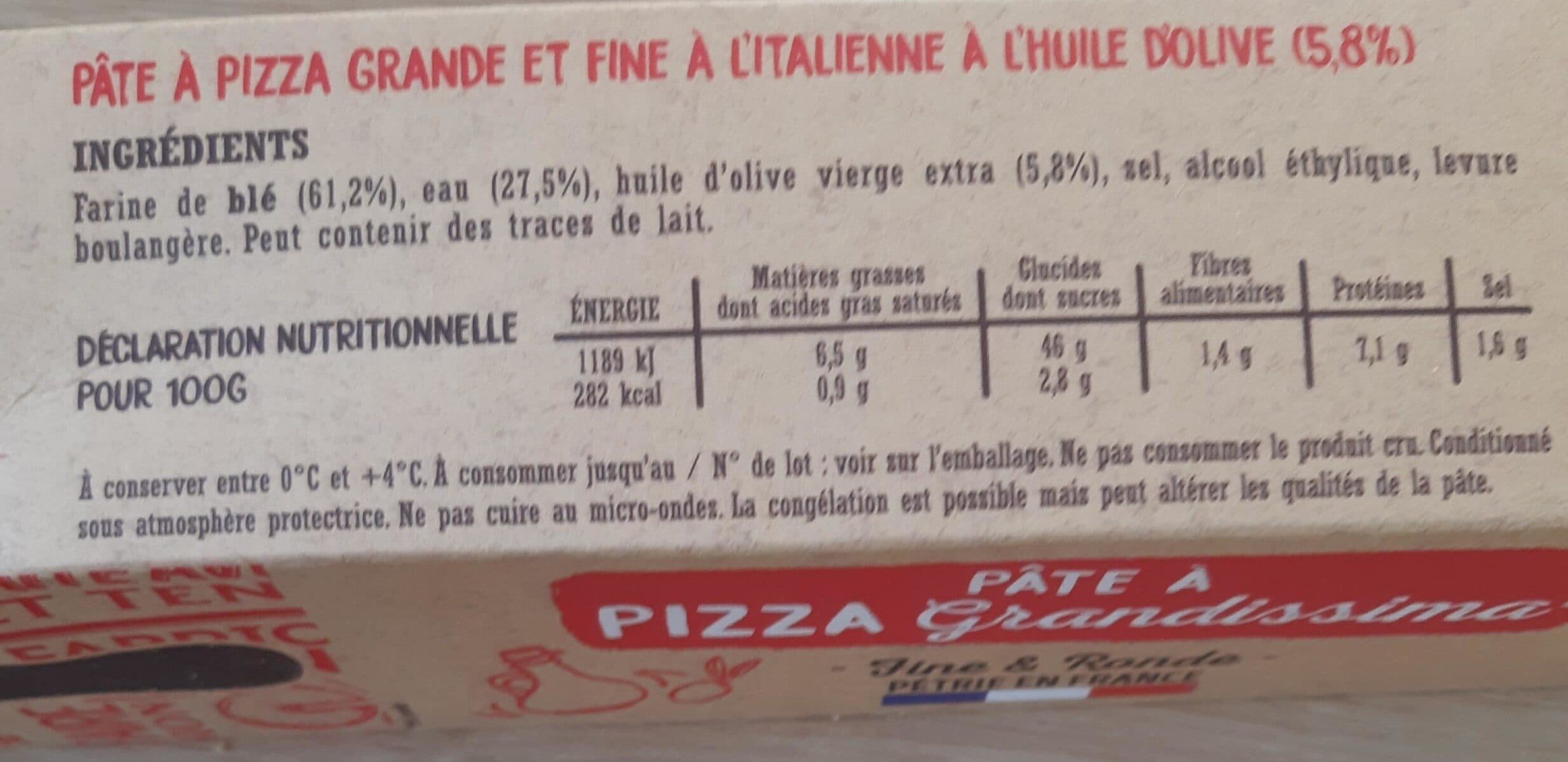 Croustipate Pâte à Pizza Fine et Ronde Origine France Garantie packshot
