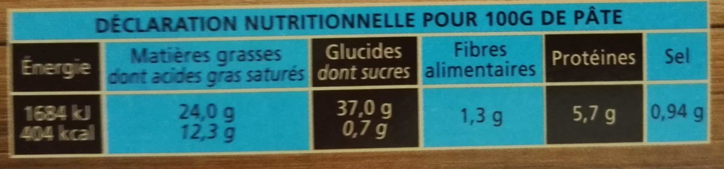 Croustipate Pâtes Feuilletées Sans Additif x2 packshot
