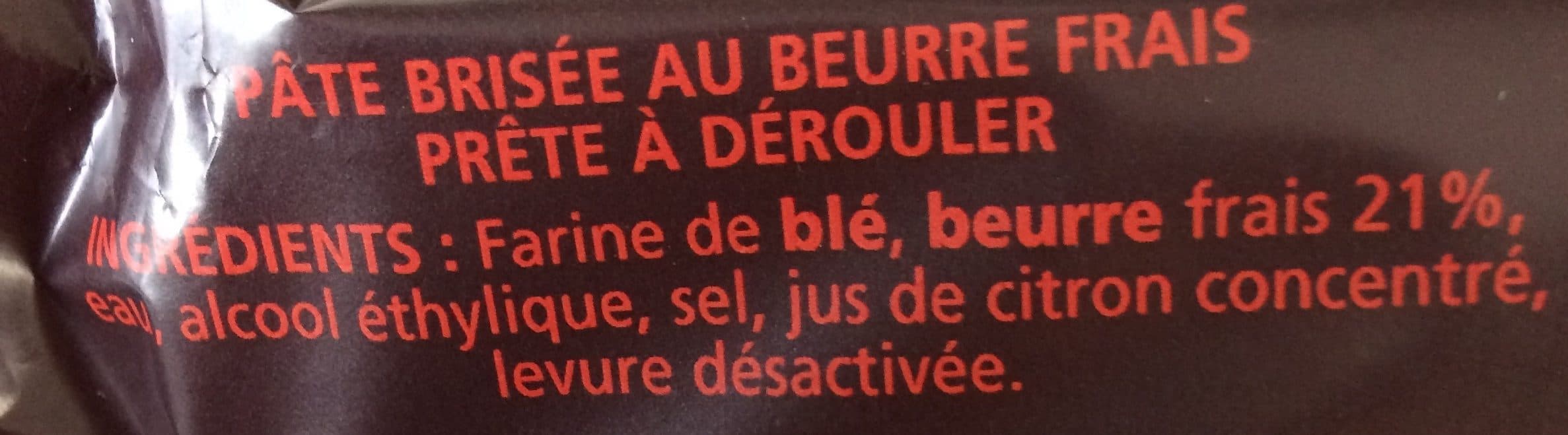 Croustipate Pâte Brisée Beurre Frais packshot
