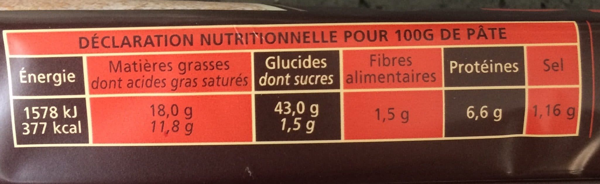 Croustipate Pâte Brisée Beurre Frais packshot