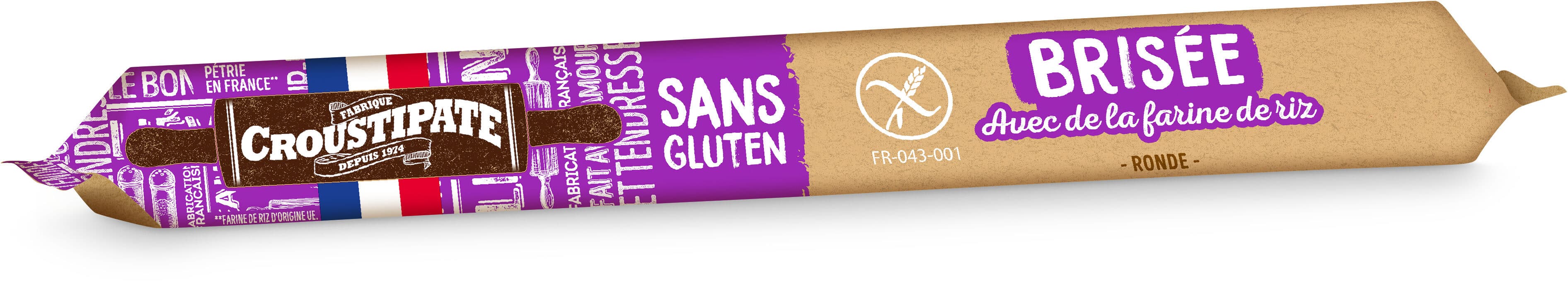 Croustipate Cérélia Pâte Brisée Sans Gluten packshot