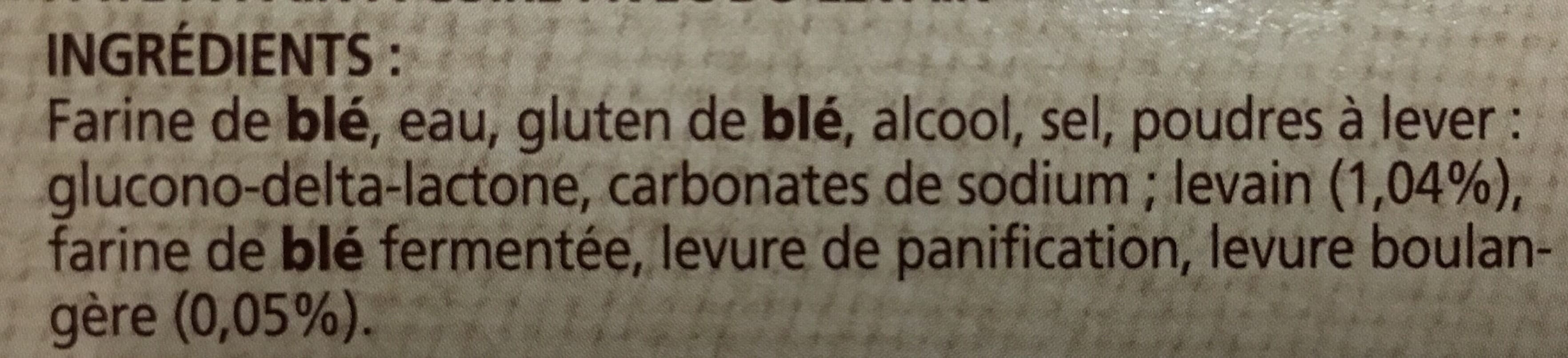 Open Food Facts Pâte à pain avec du levain packshot