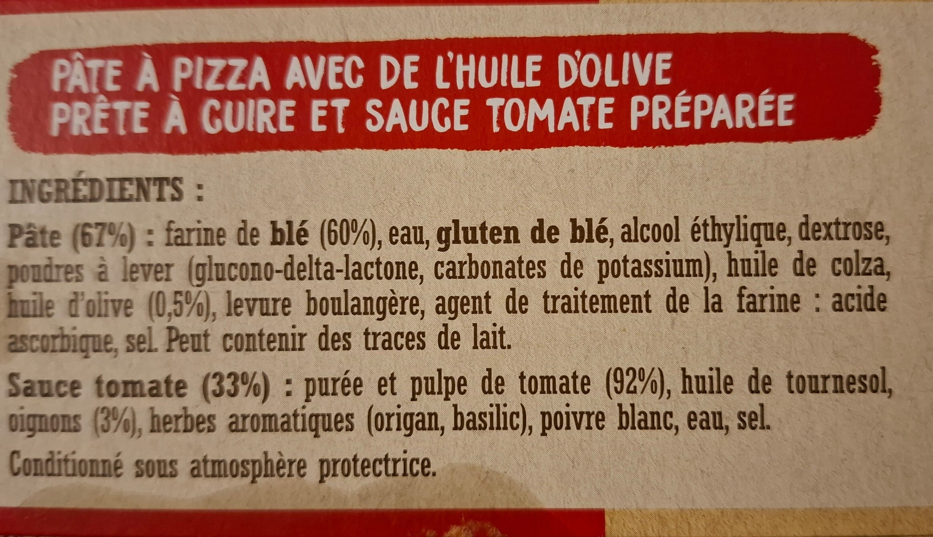 Croustipate Kit Pizza rectangulaire packshot