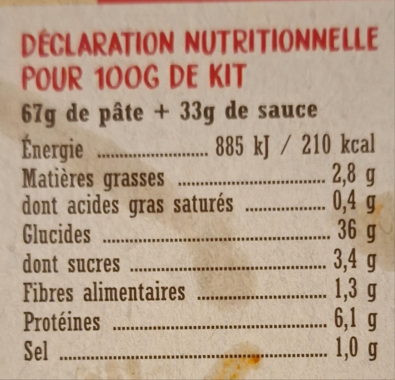 Croustipate Kit Pizza rectangulaire packshot