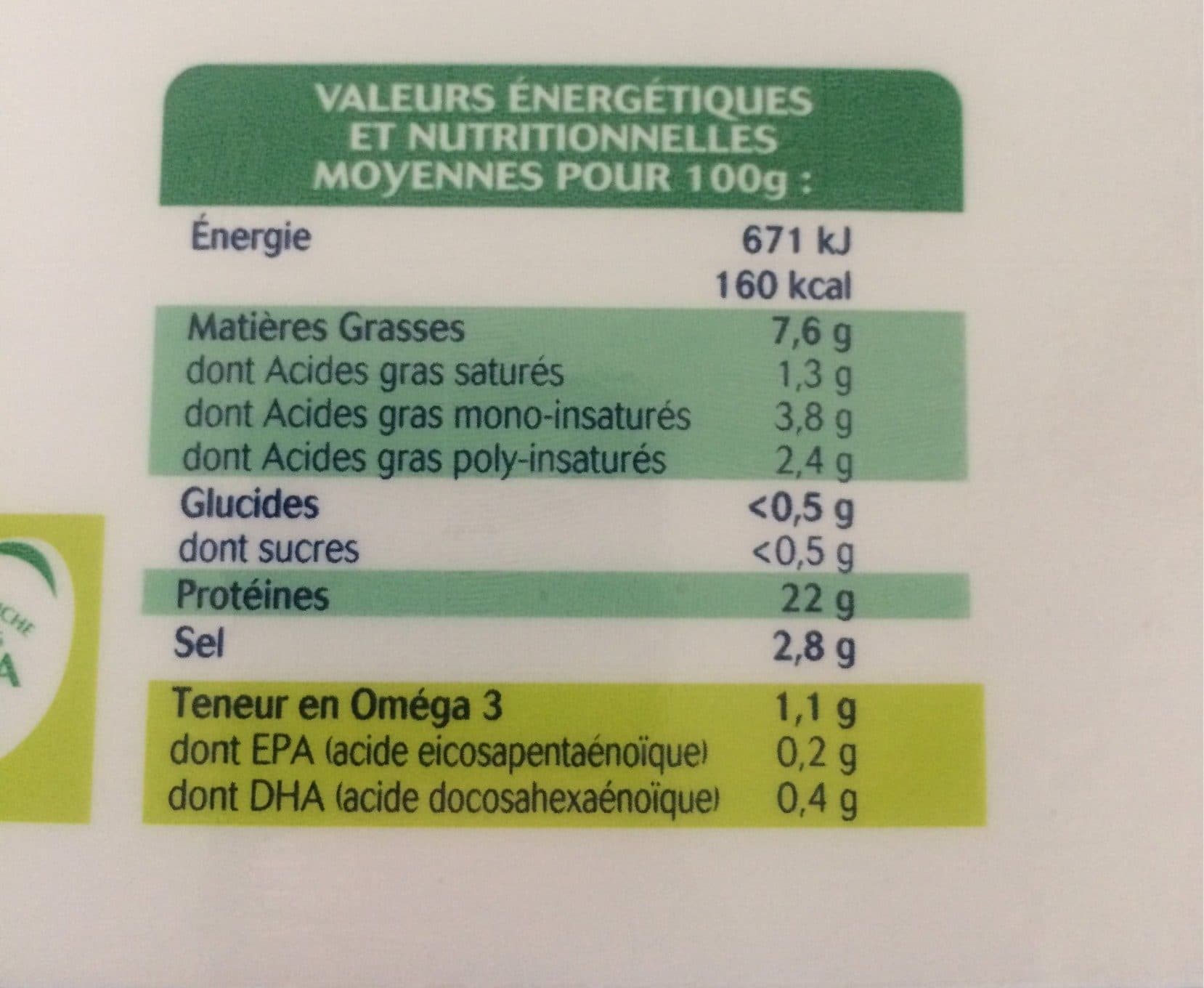 Ovive Ovive truite fumée 8t packshot