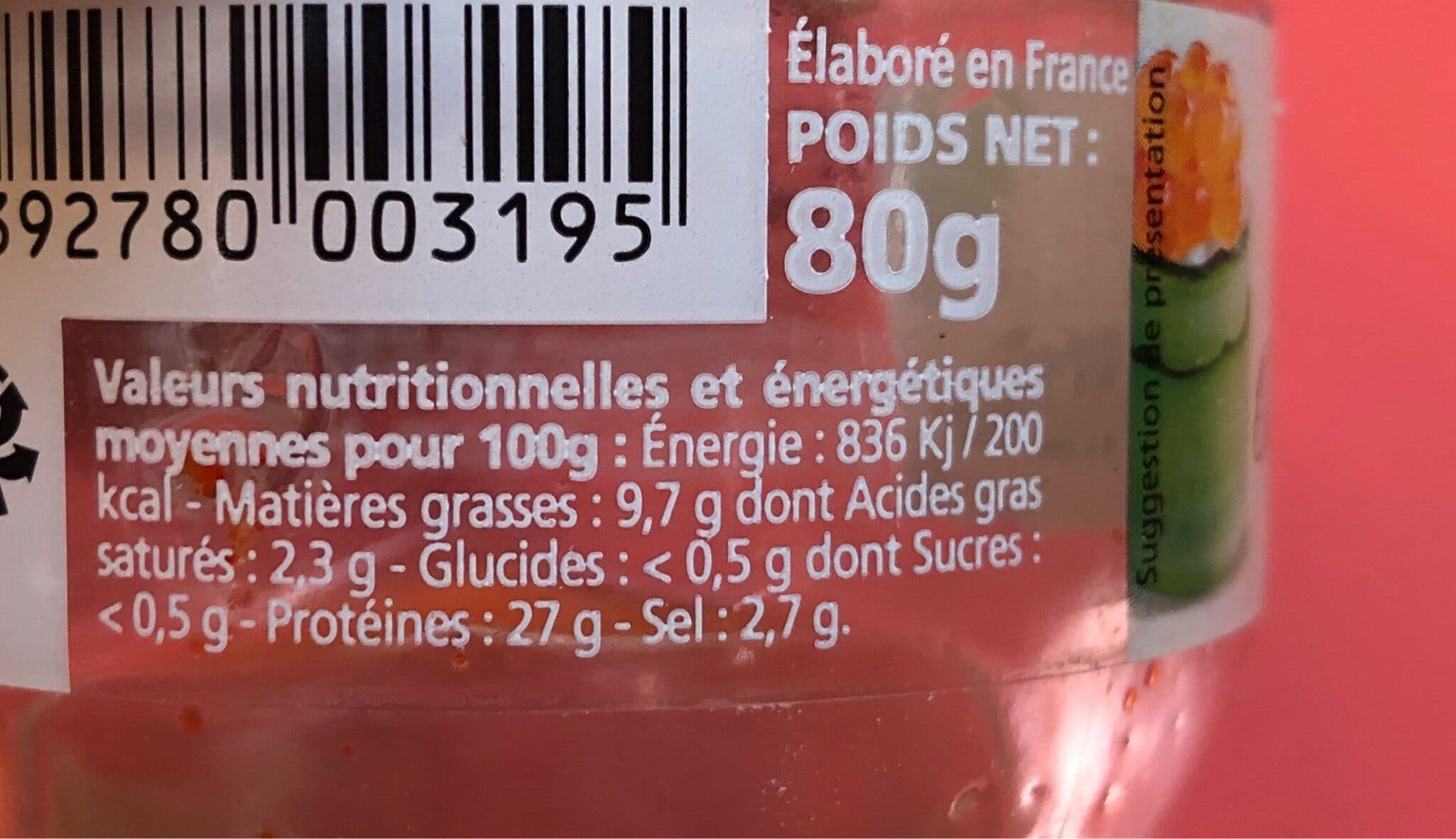 Ovive Œufs de Truite Bio packshot