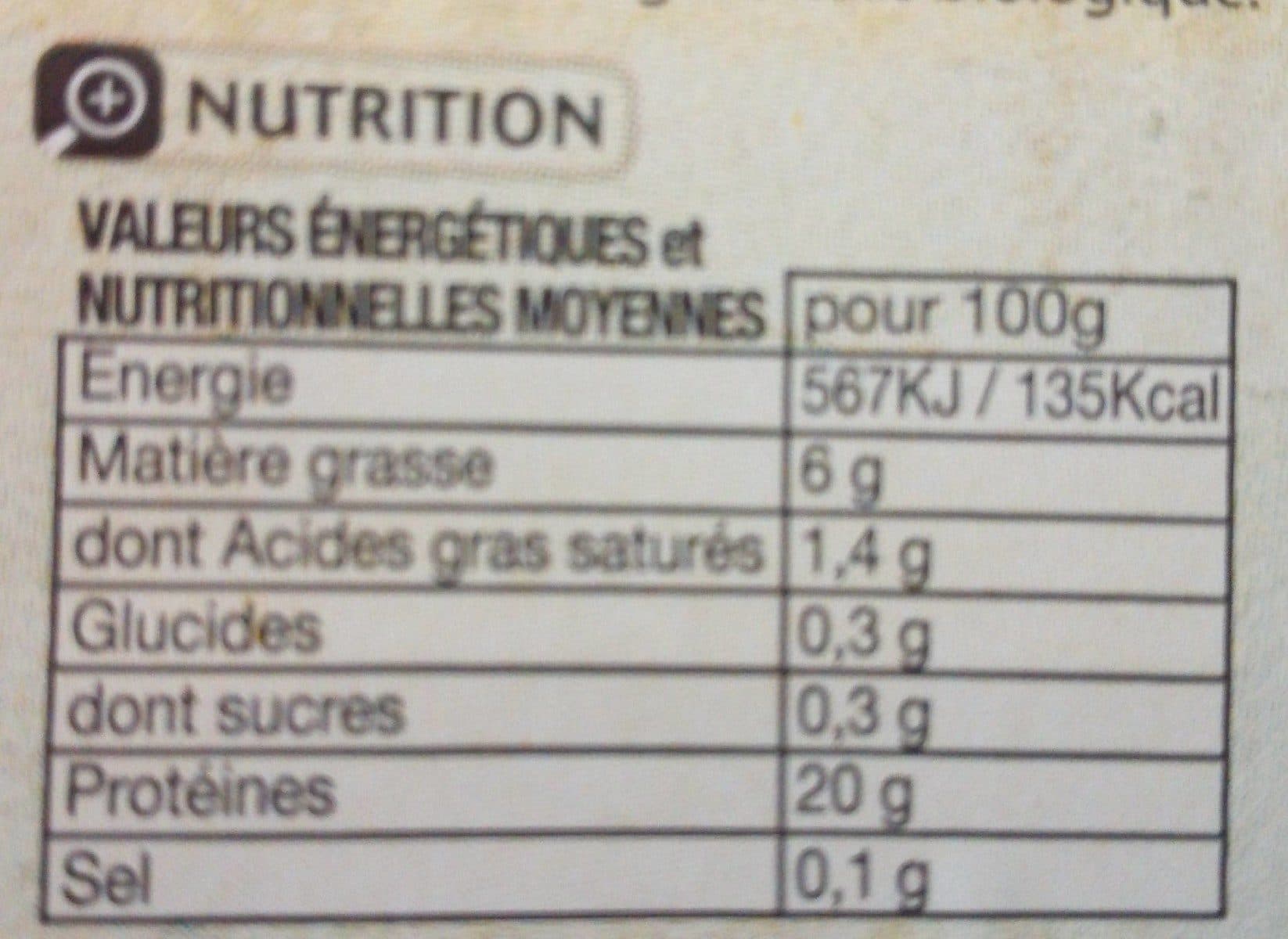 Ovive Pavé de truite bio packshot