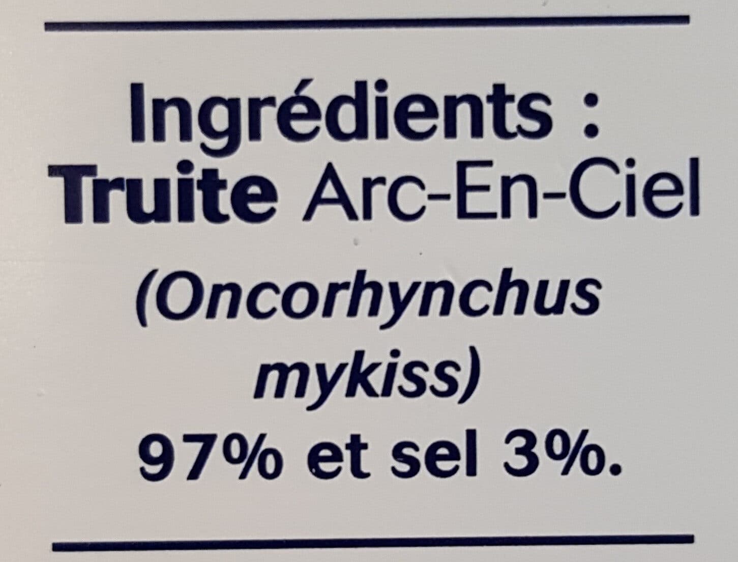 Ovive Truite Fumée des Pyrénées packshot