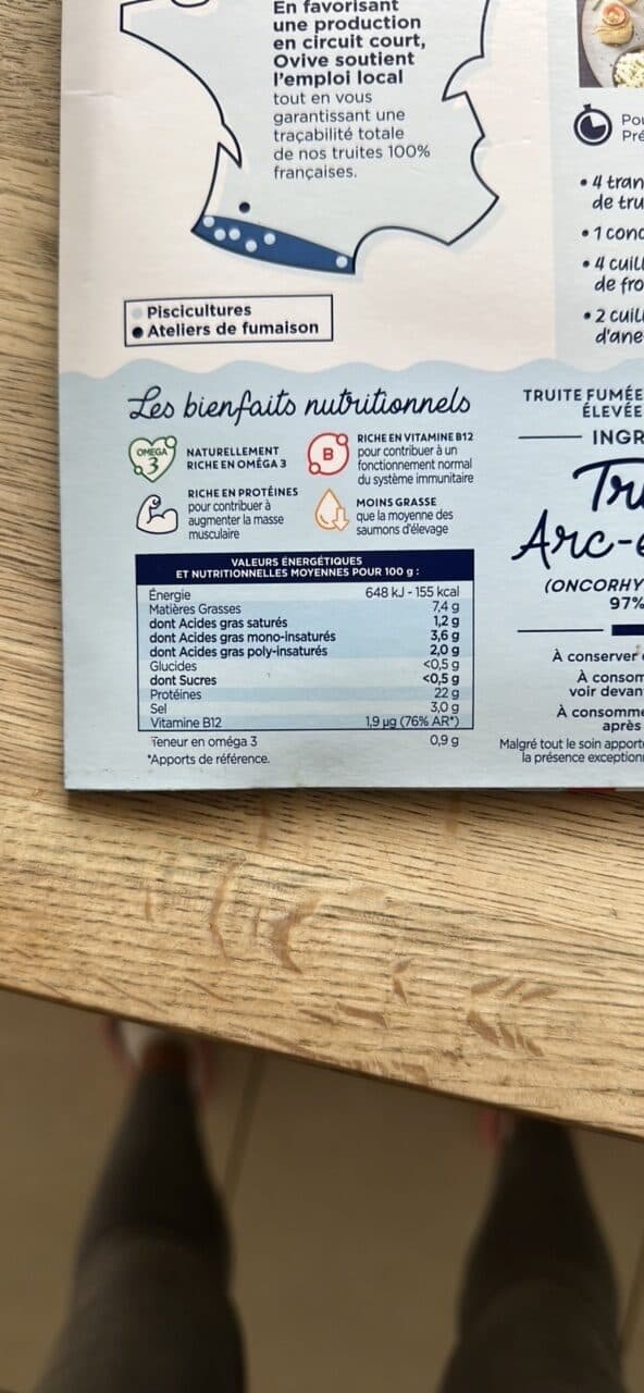 Ovive Truite Fumée des Pyrénées packshot