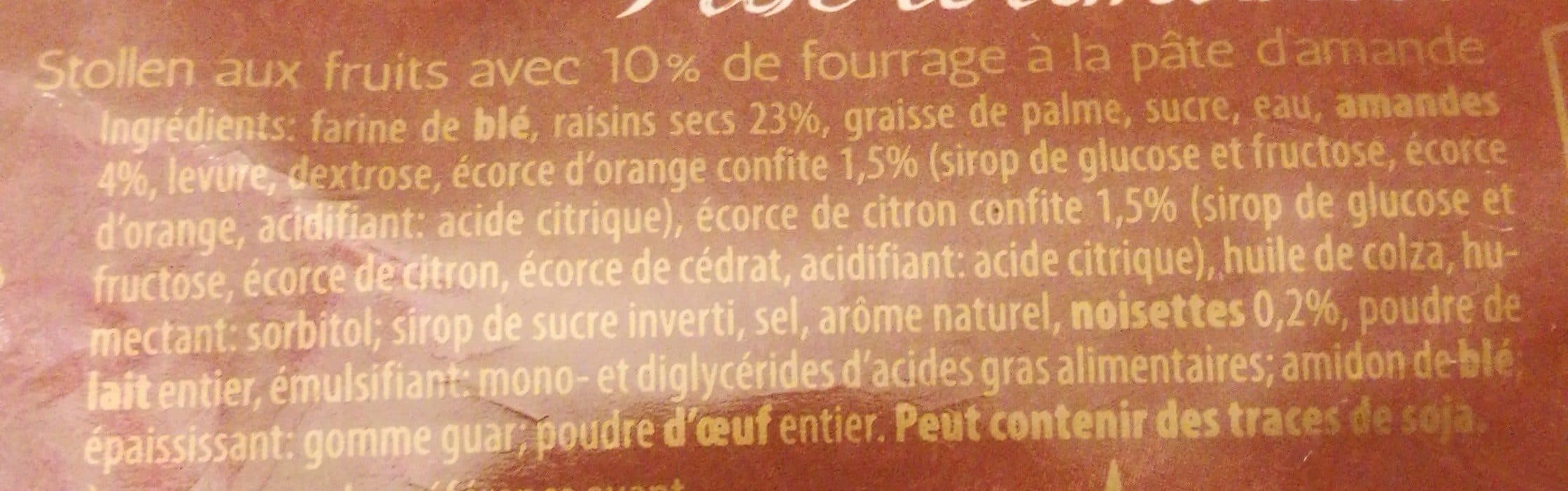 Clair De Lorraine Stollen Pate d'amande packshot