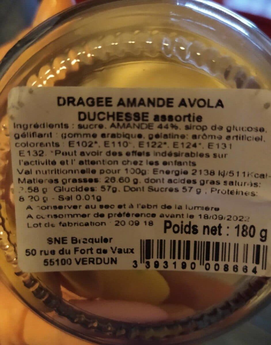 Open Food Facts Dragee de verdun packshot