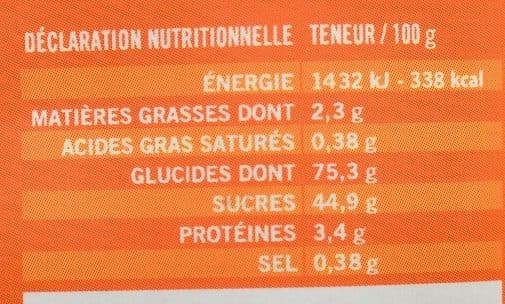 Clair de France Nonnettes orange packshot