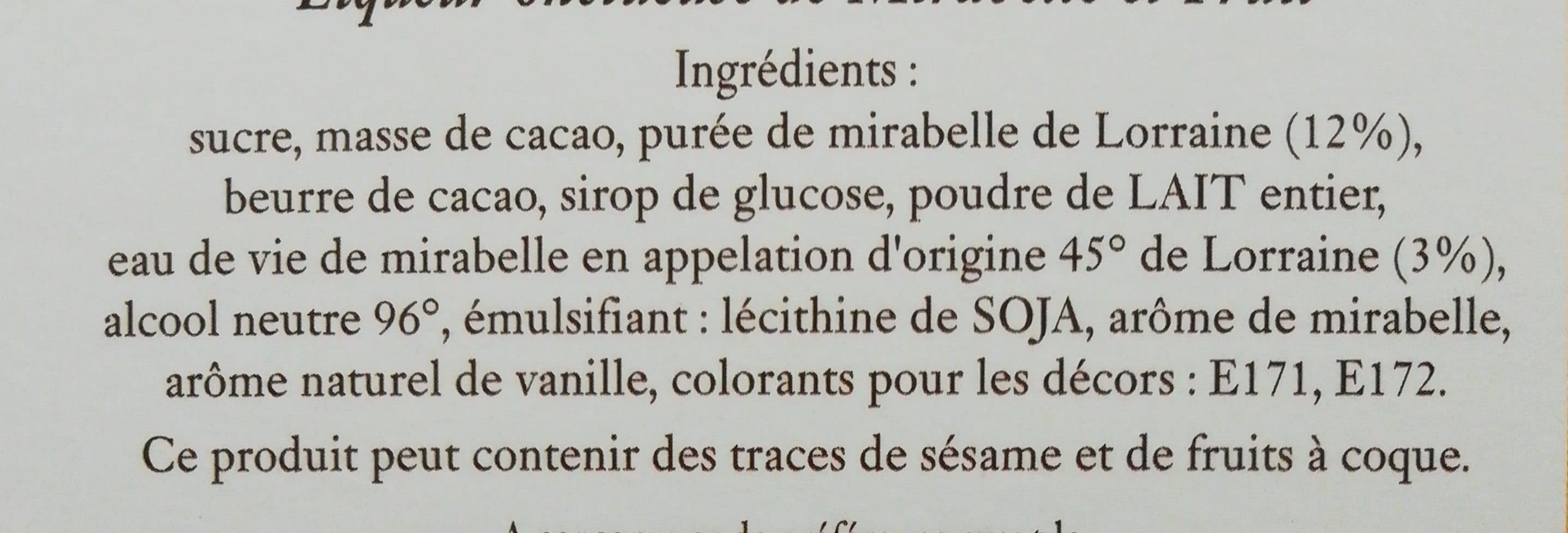 Open Food Facts Fins palets de chocolat packshot