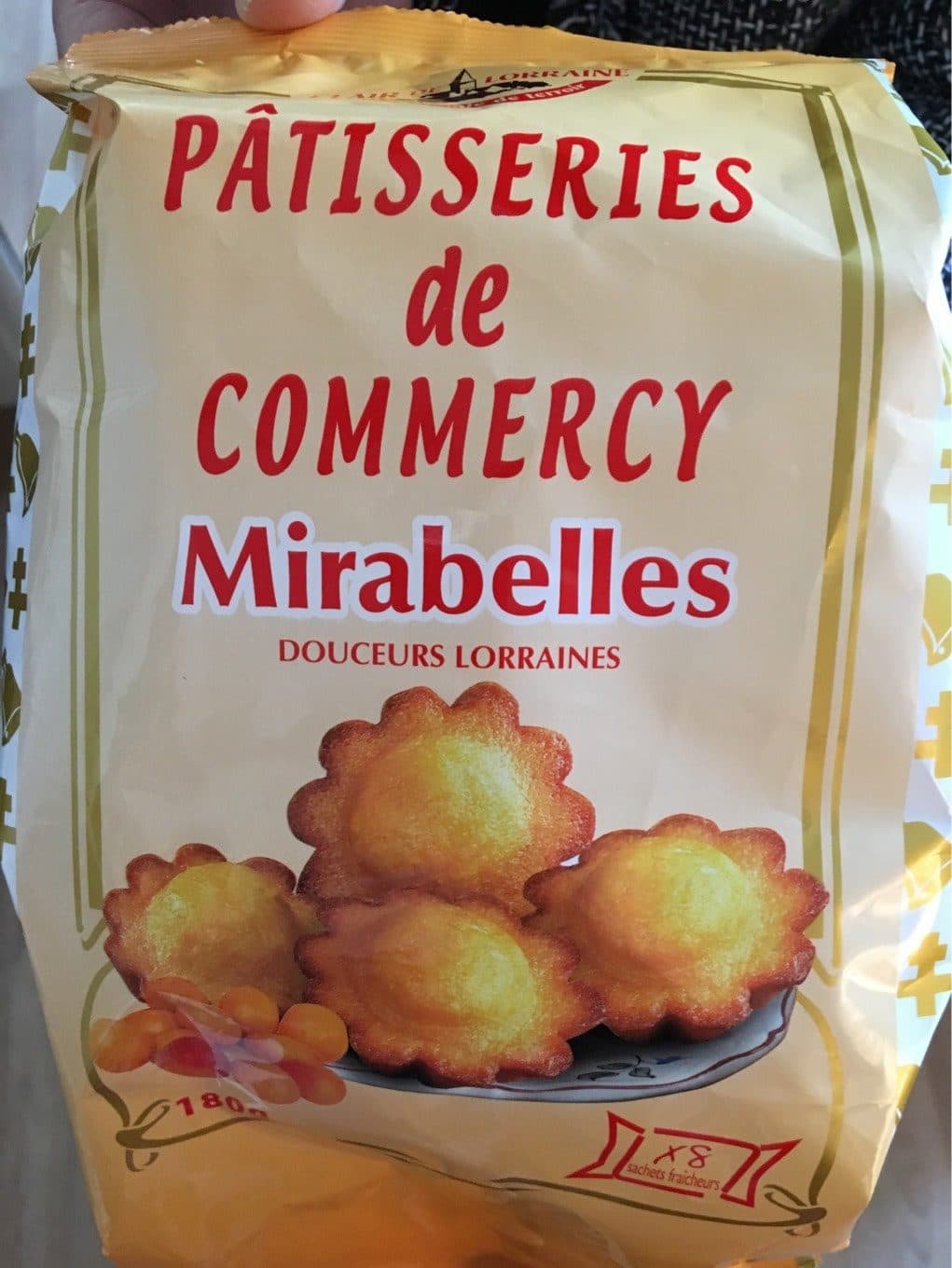 Clair de Lorraine Pâtisseries de Commercy Mirabelles packshot
