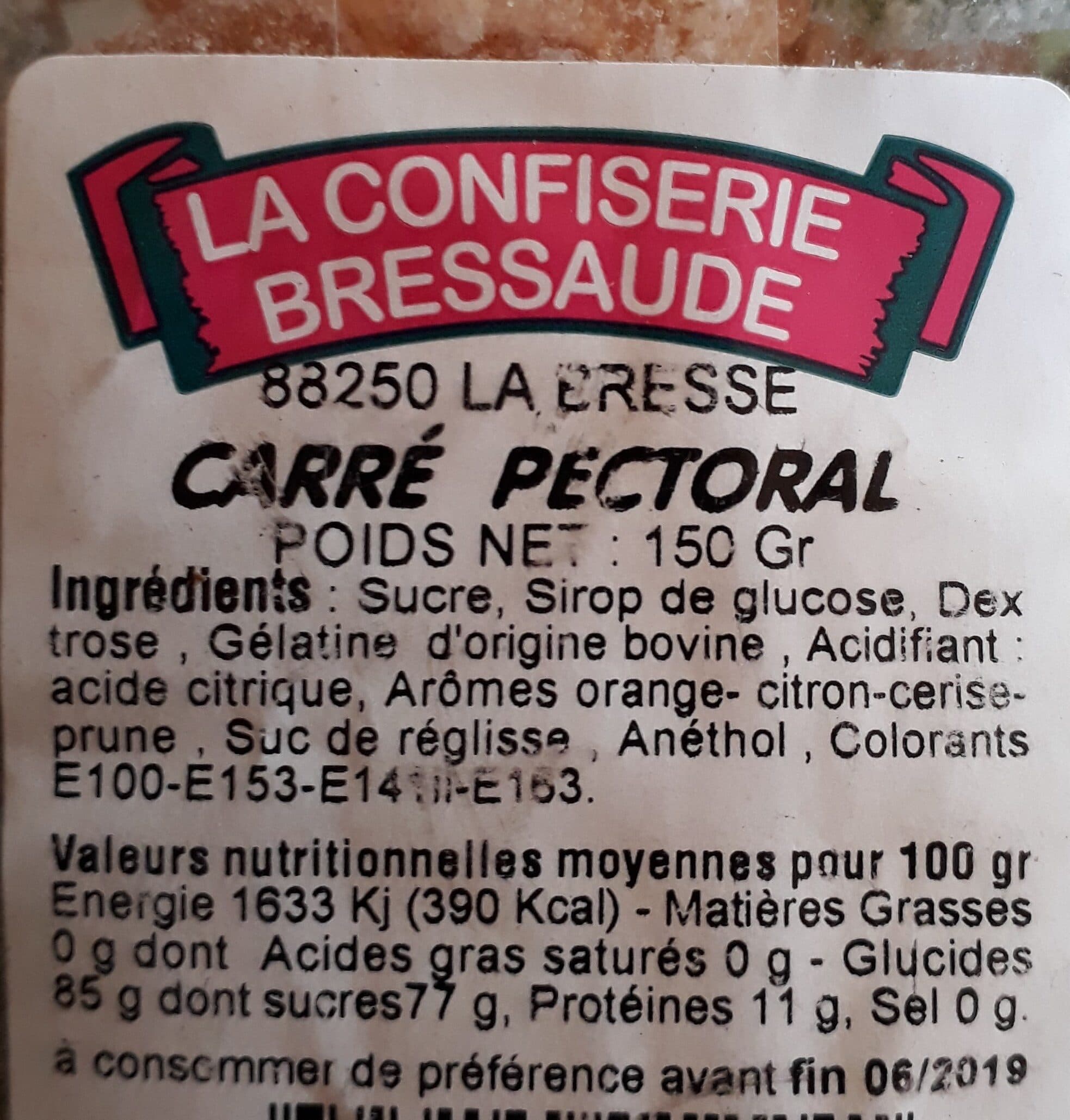 La Confiserie Bressaude Les fameux bonbons des Vosges packshot