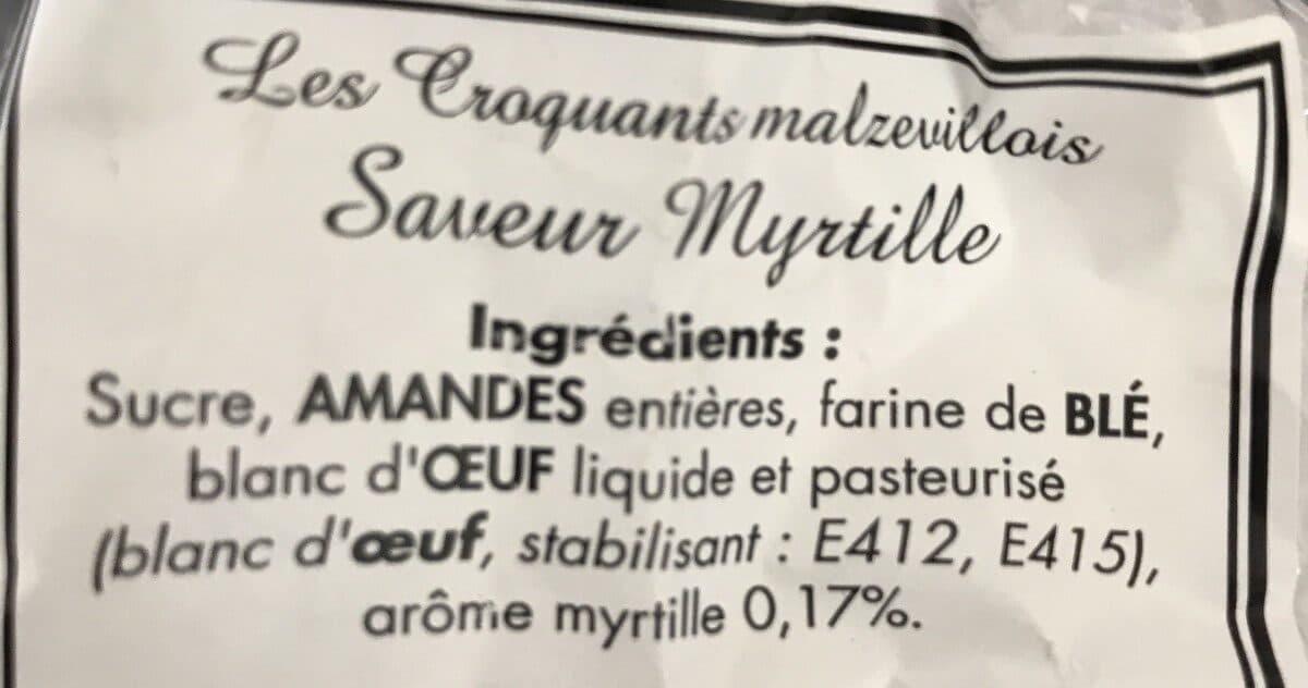 Open Food Facts Les croquants malzevillois packshot