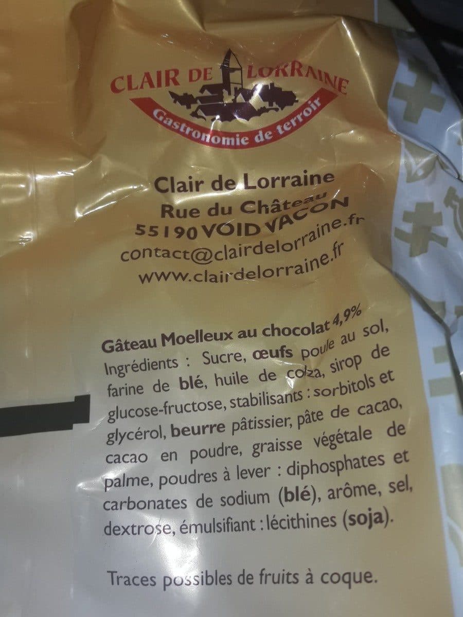 Clair De Lorraine Pâtisserie de commercy packshot