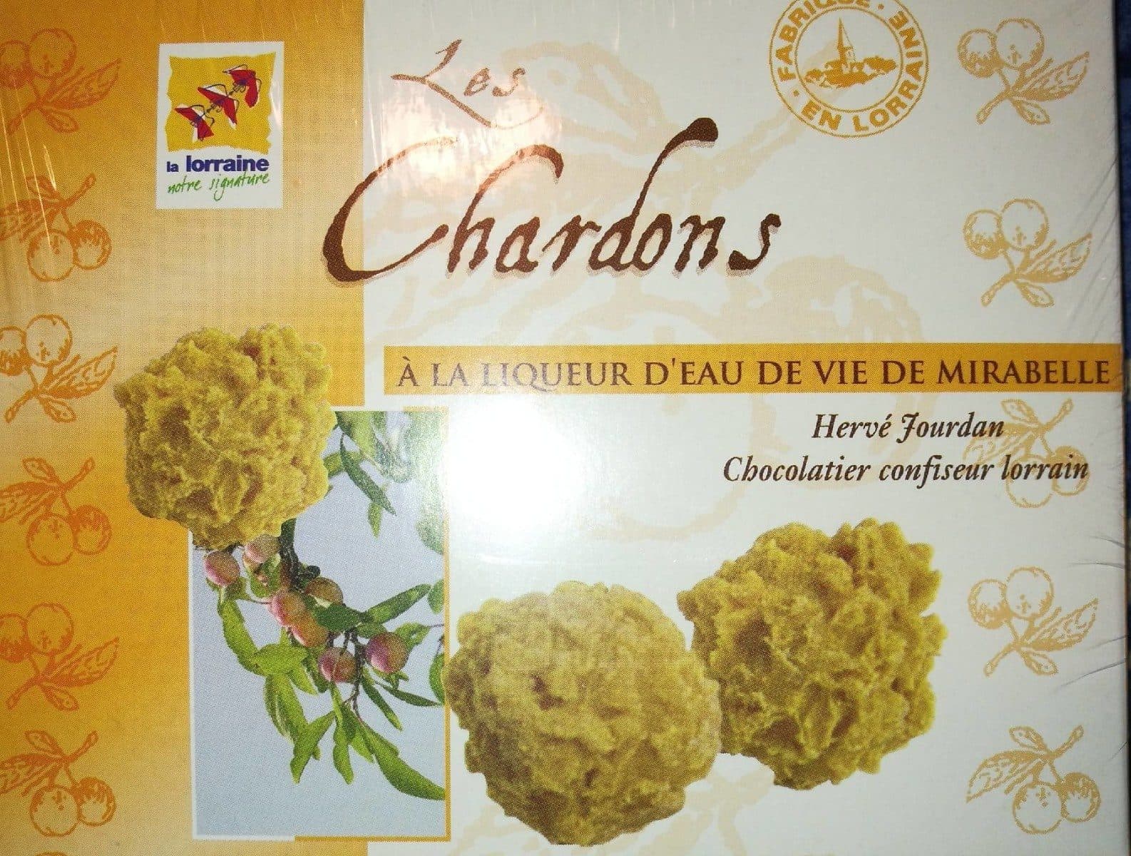 Clair de lorraine Les chardons à la liqueur d'eau de vie de mirabelle packshot