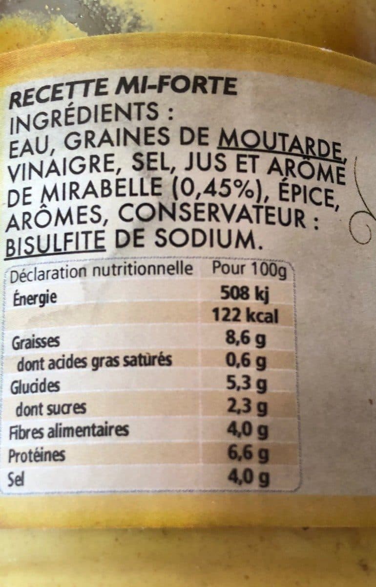 Clair De France Moutarde a la mirabelle packshot